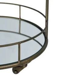 Dunelm Pimlico Antique Brass Drinks Trolley -Harmony Furniture Store 1000081972 alt03