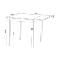 Seconique Vienna Flip Top Dining Table Set 3 Seconique Vienna Flip Top Dining Table Set -Harmony Furniture Store 1000096844 alt03