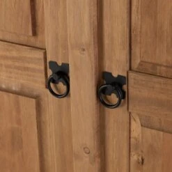 Seconique Corona 4 Door Wardrobe, Pine -Harmony Furniture Store 1000097615 alt02