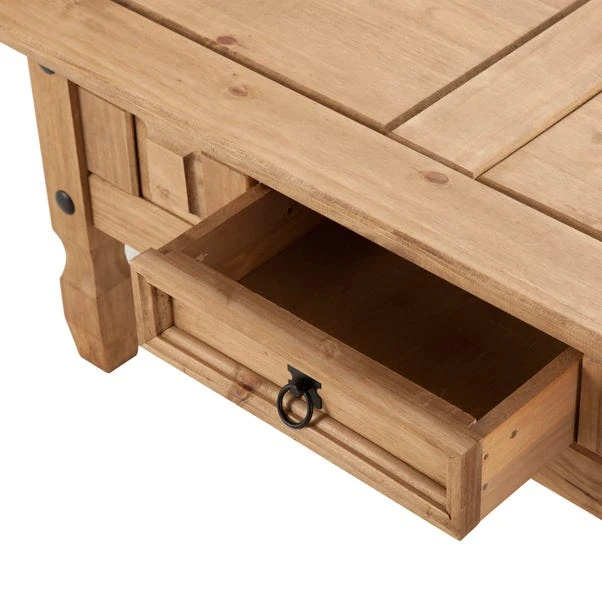 Seconique Corona Pine Coffee Table with Drawer Seconique Corona Pine Coffee Table With Drawer -Harmony Furniture Store 1000108046 alt02