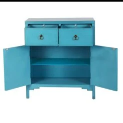 Dunelm Hanna Teal Chest -Harmony Furniture Store 1000114456 alt02