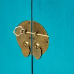 Dunelm Hanna Teal Chest -Harmony Furniture Store 1000114456 alt05