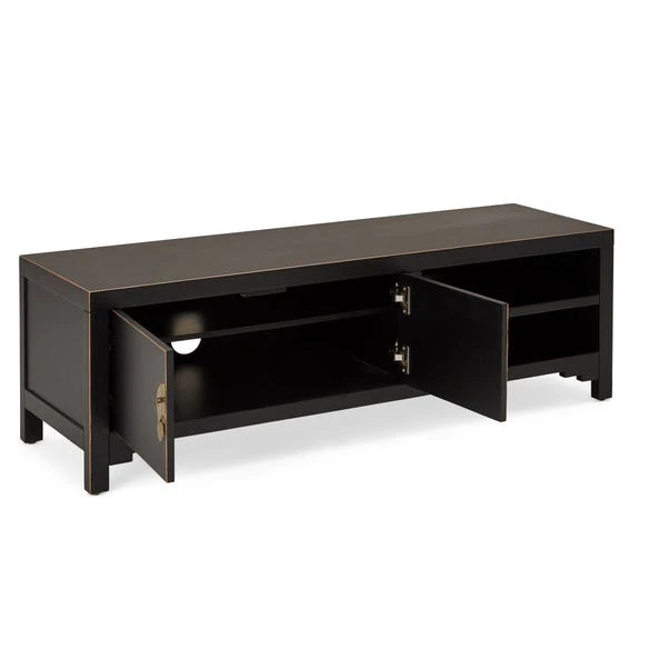 Dunelm Hanna Black Wide TV Stand Dunelm Hanna Black Wide TV Stand -Harmony Furniture Store 1000146593 alt03