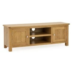 Dunelm Bromley Wide TV Unit Oak -Harmony Furniture Store 1000157737 alt03