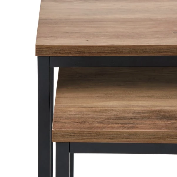 Dunelm Fulton Square Nest of Tables Dunelm Fulton Square Nest Of Tables -Harmony Furniture Store 1000157778 alt04