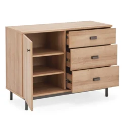 Dunelm Fulton Oak Effect Small Sideboard 4 Dunelm Fulton Oak Effect Small Sideboard -Harmony Furniture Store 1000157785 alt04
