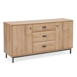 Dunelm Fulton Oak Effect Large Sideboard -Harmony Furniture Store 1000157788 alt03