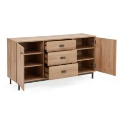 Dunelm Fulton Oak Effect Large Sideboard -Harmony Furniture Store 1000157788 alt04