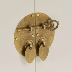 Dunelm Hanna Small 1 Drawer & 1 Door Chest, Oyster Grey -Harmony Furniture Store 1000157791 alt05