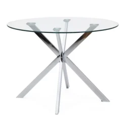Dunelm Lumia Glass Round Table 2 Dunelm Lumia Glass Round Table -Harmony Furniture Store 1000157901 alt02