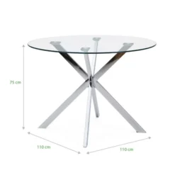 Dunelm Lumia Glass Round Table 5 Dunelm Lumia Glass Round Table -Harmony Furniture Store 1000157901 alt08