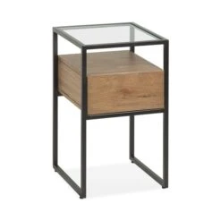 Dunelm Dillon Side Table Oak -Harmony Furniture Store 1000162426 alt02