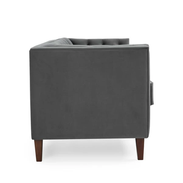 Kyoto Leah Velvet Chesterfield 3 Seater Sofa Kyoto Leah Velvet Chesterfield 3 Seater Sofa -Harmony Furniture Store 1000165596 alt03