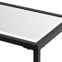 Dunelm Sullivan Black Slim Console Radiator Cover -Harmony Furniture Store 1000182192 alt04