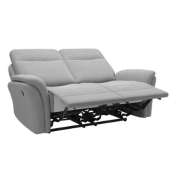 Dunelm Monte Plain Chenille Reclining 2 Seater Sofa -Harmony Furniture Store 1000183549 alt04