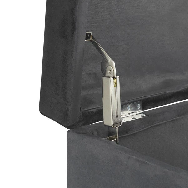Dunelm Luxe Grey Velvet Storage Trunk Dunelm Luxe Grey Velvet Storage Trunk -Harmony Furniture Store 1000184653 alt05