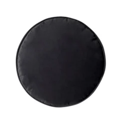 Dunelm Isla Luxe Velvet Pouffe Charcoal -Harmony Furniture Store 1000184721 alt02