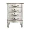 Dunelm Toulouse 4 Drawer Bedside Table