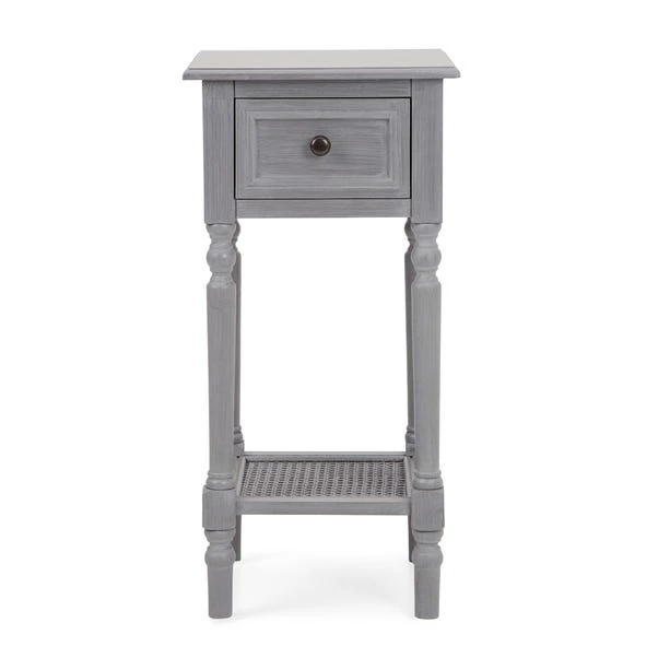 Dunelm Lucy Cane Grey Telephone Table Dunelm Lucy Cane Grey Telephone Table -Harmony Furniture Store 30267545
