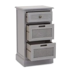 Dunelm Lucy Cane 3 Drawer Bedside Table 2 Dunelm Lucy Cane 3 Drawer Bedside Table -Harmony Furniture Store 30267546 alt03