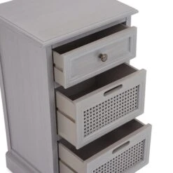 Dunelm Lucy Cane 3 Drawer Bedside Table 4 Dunelm Lucy Cane 3 Drawer Bedside Table -Harmony Furniture Store 30267546 alt05