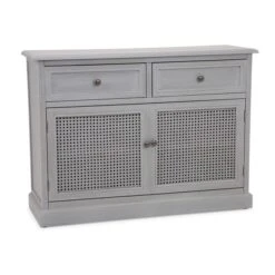 Dunelm Lucy Cane Grey Small Sideboard 2 Dunelm Lucy Cane Grey Small Sideboard -Harmony Furniture Store 30267547 alt03