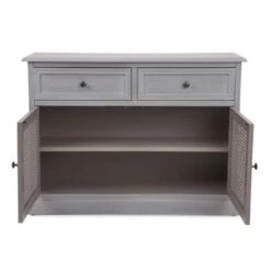 Dunelm Lucy Cane Grey Small Sideboard 3 Dunelm Lucy Cane Grey Small Sideboard -Harmony Furniture Store 30267547 alt04