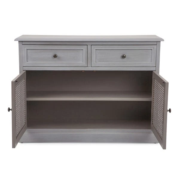 Dunelm Lucy Cane Grey Small Sideboard Dunelm Lucy Cane Grey Small Sideboard -Harmony Furniture Store 30267547 alt04