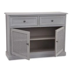 Dunelm Lucy Cane Grey Small Sideboard 4 Dunelm Lucy Cane Grey Small Sideboard -Harmony Furniture Store 30267547 alt05