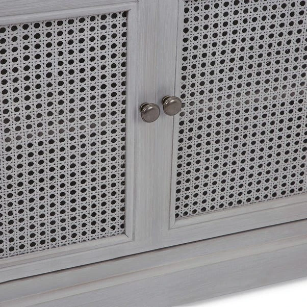 Dunelm Lucy Cane Grey Small Sideboard Dunelm Lucy Cane Grey Small Sideboard -Harmony Furniture Store 30267547 alt06