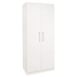 Harmony Acton Double Wardrobe, White