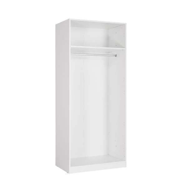 Harmony Acton Double Wardrobe, White Harmony Acton Double Wardrobe, White -Harmony Furniture Store 30424018 alt01