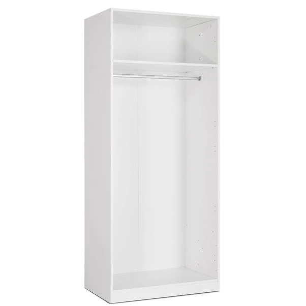 Harmony Acton Double Wardrobe, White Harmony Acton Double Wardrobe, White -Harmony Furniture Store 30424018 alt02