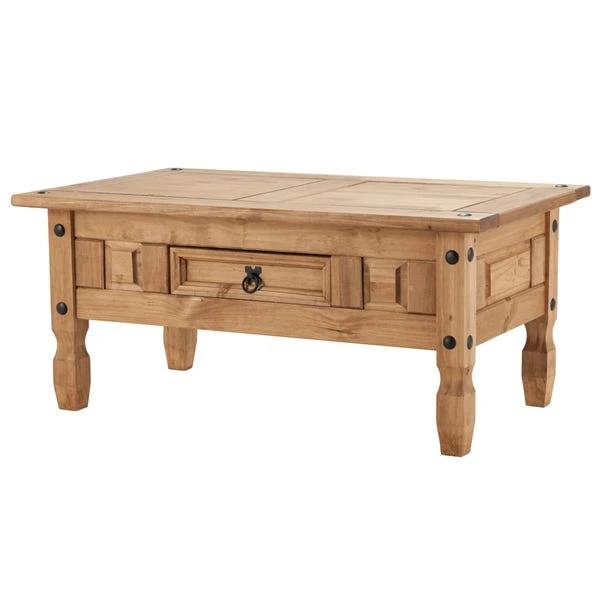 Seconique Corona Pine Coffee Table with Drawer Seconique Corona Pine Coffee Table With Drawer -Harmony Furniture Store 30498663