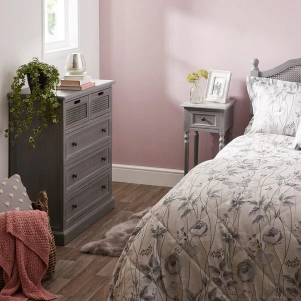 Dunelm Lucy Cane 2 Drawer Dressing Table Set with Mirror Dunelm Lucy Cane 2 Drawer Dressing Table Set With Mirror -Harmony Furniture Store 30564558 alt01