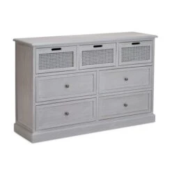 Dunelm Lucy Cane 7 Drawer Chest -Harmony Furniture Store 30569887 alt04