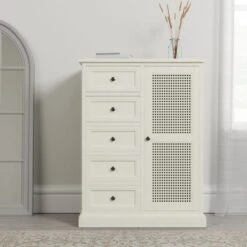 Dunelm Lucy Small Single 5 Drawer Wardrobe
