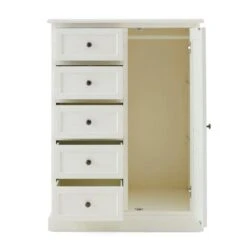 Dunelm Lucy Small Single 5 Drawer Wardrobe 3 Dunelm Lucy Small Single 5 Drawer Wardrobe -Harmony Furniture Store 30646642 alt03