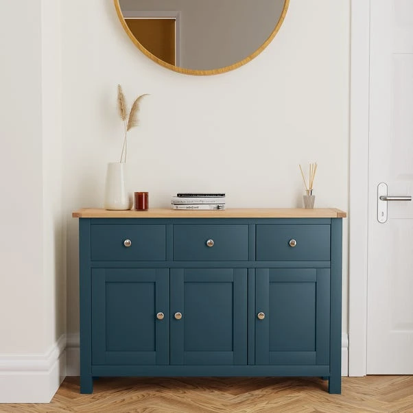 Dunelm Bromley Blue Large Sideboard Dunelm Bromley Blue Large Sideboard -Harmony Furniture Store 30656584
