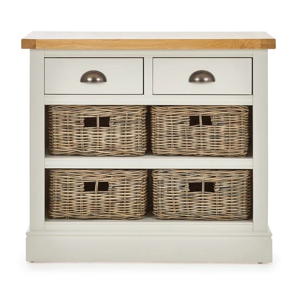 Dunelm Compton Ivory Console Table with Baskets Dunelm Compton Ivory Console Table With Baskets -Harmony Furniture Store 30666562