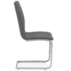 Dunelm Jamison Set Of 2 Faux Leather Grey Dining Chairs -Harmony Furniture Store 30668447 alt04