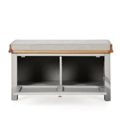 Dunelm Bromley Grey Storage Bench With Cushion 3 Dunelm Bromley Grey Storage Bench With Cushion -Harmony Furniture Store 30685247 alt04