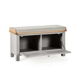 Dunelm Bromley Grey Storage Bench With Cushion 4 Dunelm Bromley Grey Storage Bench With Cushion -Harmony Furniture Store 30685247 alt05
