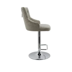 Dunelm Selena Distressed Velvet Bar Stool -Harmony Furniture Store 30685461 alt03