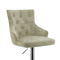 Dunelm Selena Distressed Velvet Bar Stool -Harmony Furniture Store 30685461 alt05