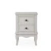 Dunelm Clara 2 Drawer Bedside Table, Grey