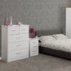 Seconique Nevada 3 Drawer Bedside Table