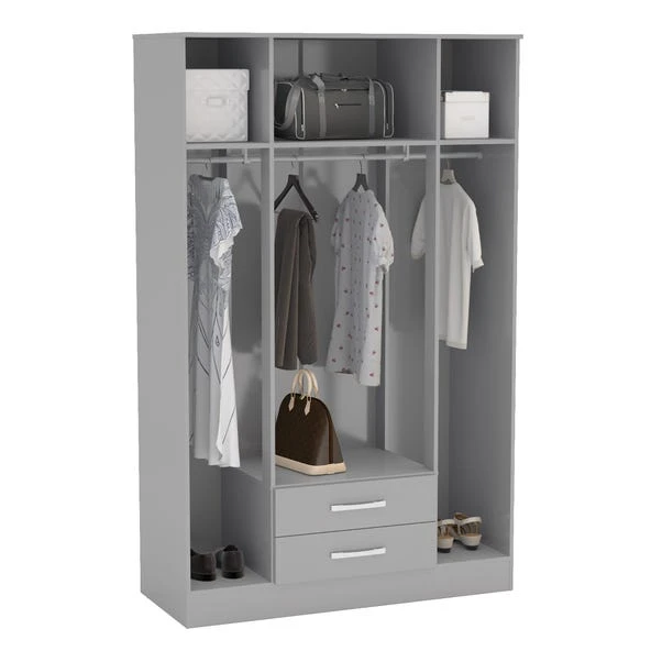 Birlea Lynx 4 Door Wardrobe Mirrored Birlea Lynx 4 Door Wardrobe Mirrored -Harmony Furniture Store 30693714 alt02