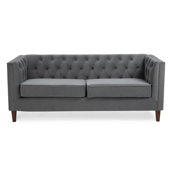 Kyoto Leah Velvet Chesterfield 3 Seater Sofa Kyoto Leah Velvet Chesterfield 3 Seater Sofa -Harmony Furniture Store 30699180