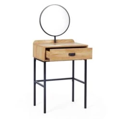 Dunelm Greenwich Small 1 Drawer Dressing Table With Mirror 3 Dunelm Greenwich Small 1 Drawer Dressing Table With Mirror -Harmony Furniture Store 30712309 alt03
